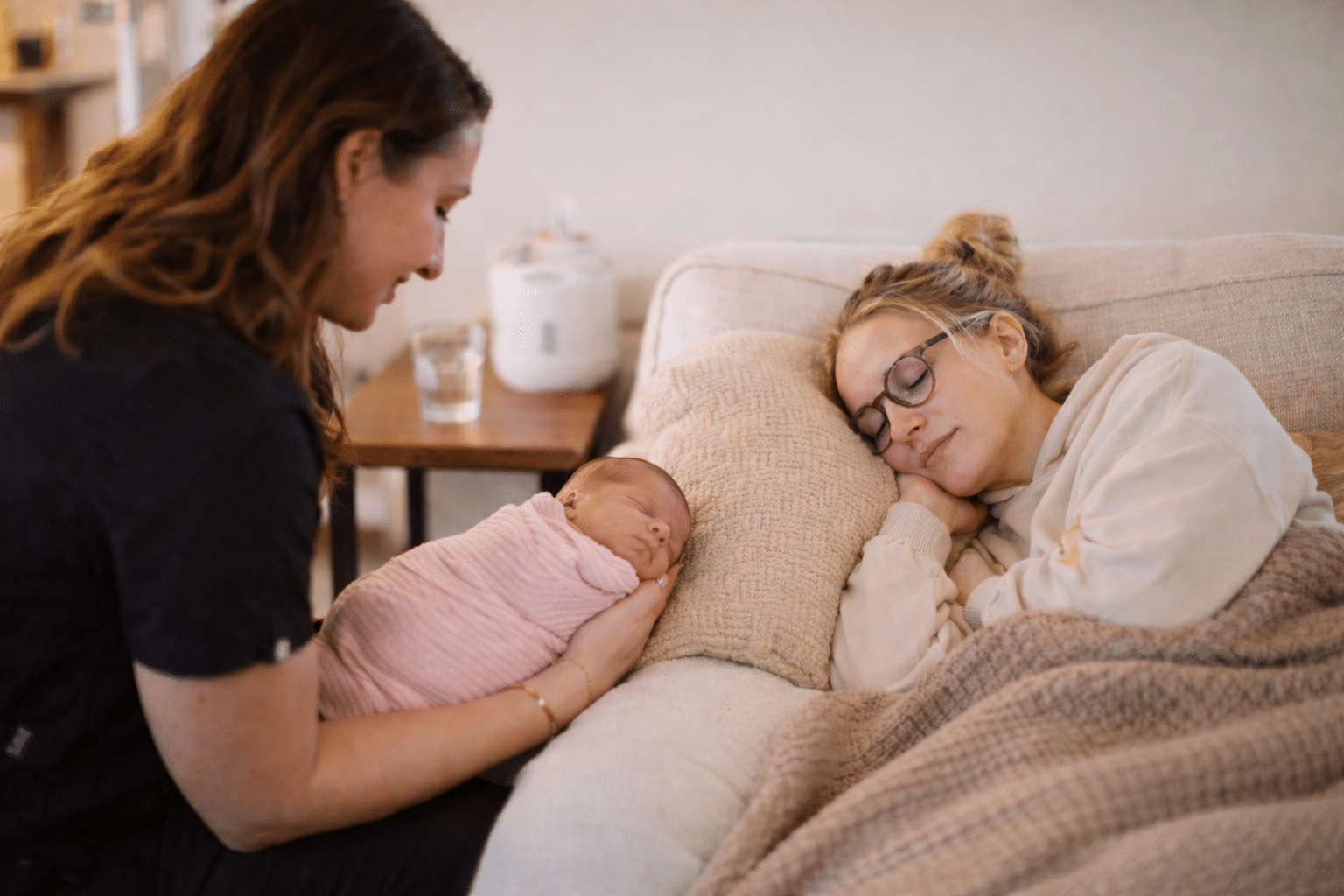 Exhaustion from sleepless nights